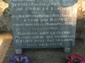 Royère-de-Vassivière Stèle sur la tombe de Félix Baudy.JPG