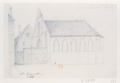 Ancienne église des Célestins de Paris, au coin de la rue du Petit-Musc (IVe arrondissement), dessin à la mine de plomb de Charles Ransonnette de 1831.jpeg